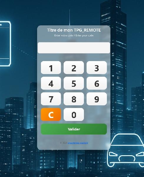 TPG REMOTE 
