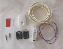Ensemble telecommande 433Mhz 1 recepteur 1 canaux - 2 emetteurs Alim Tableau
